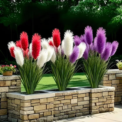 🪶Vibrant Mixed‑Color Ornamental Pampas Grass Seeds | Elegant Tall Feathery Garden Grass