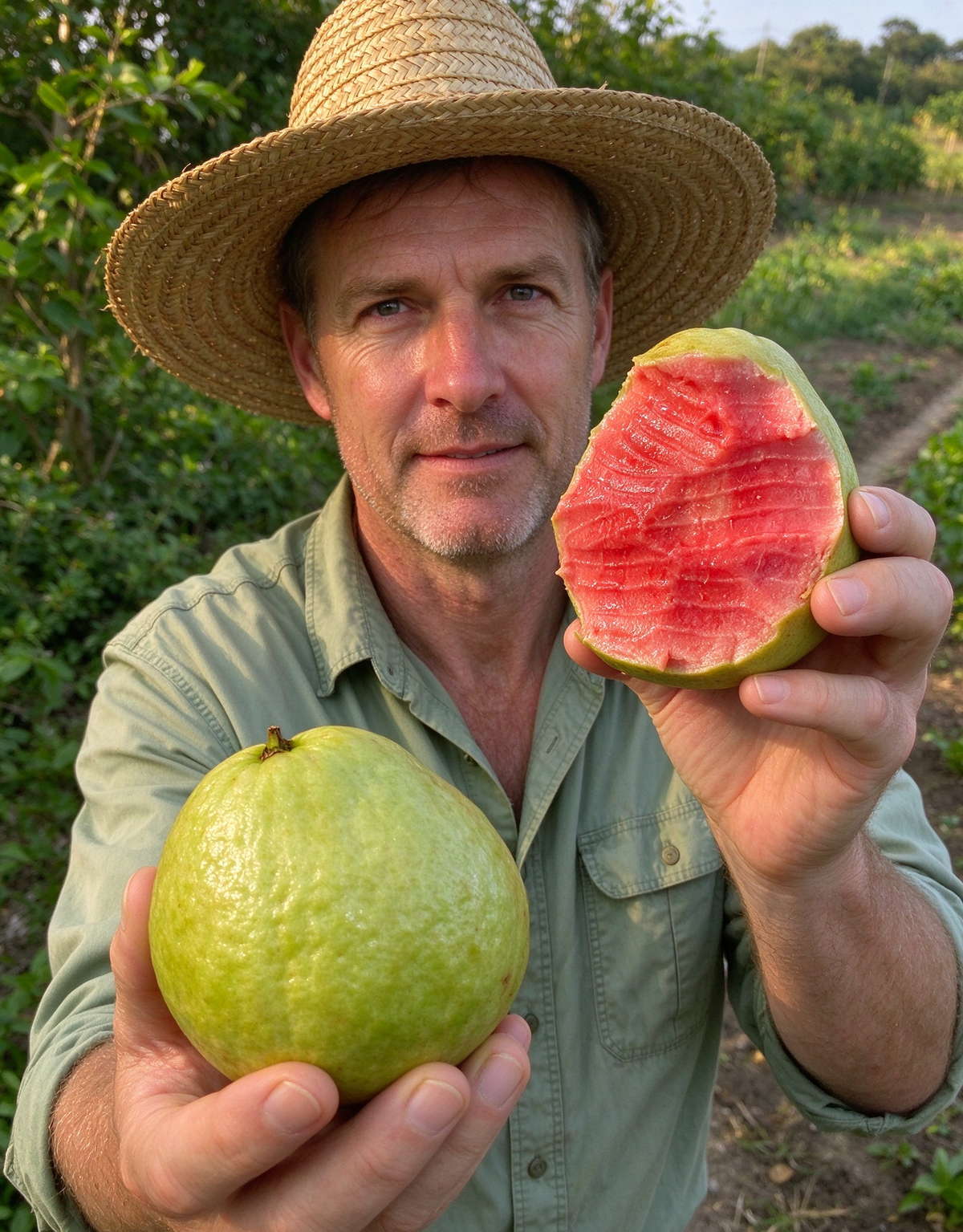 💡Red Flesh Guava - Large & High-Yield, Easy to Grow Delicious Fruit