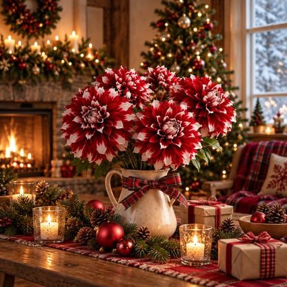 🎅  'Santa Claus' Dahlia Bulbs