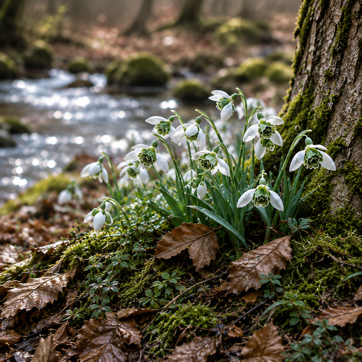 Double Snowdrop Bulbs-🤍Winter-Breaking Blooms