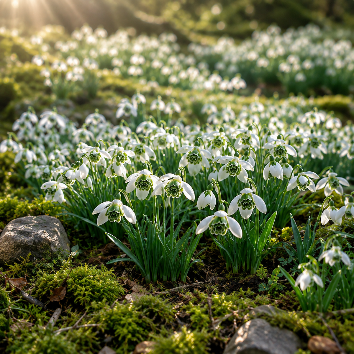 Double Snowdrop Bulbs-🤍Winter-Breaking Blooms