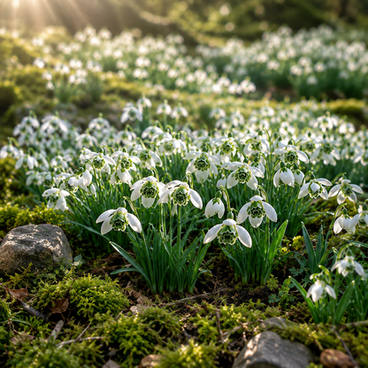 Double Snowdrop Bulbs-🤍Winter-Breaking Blooms