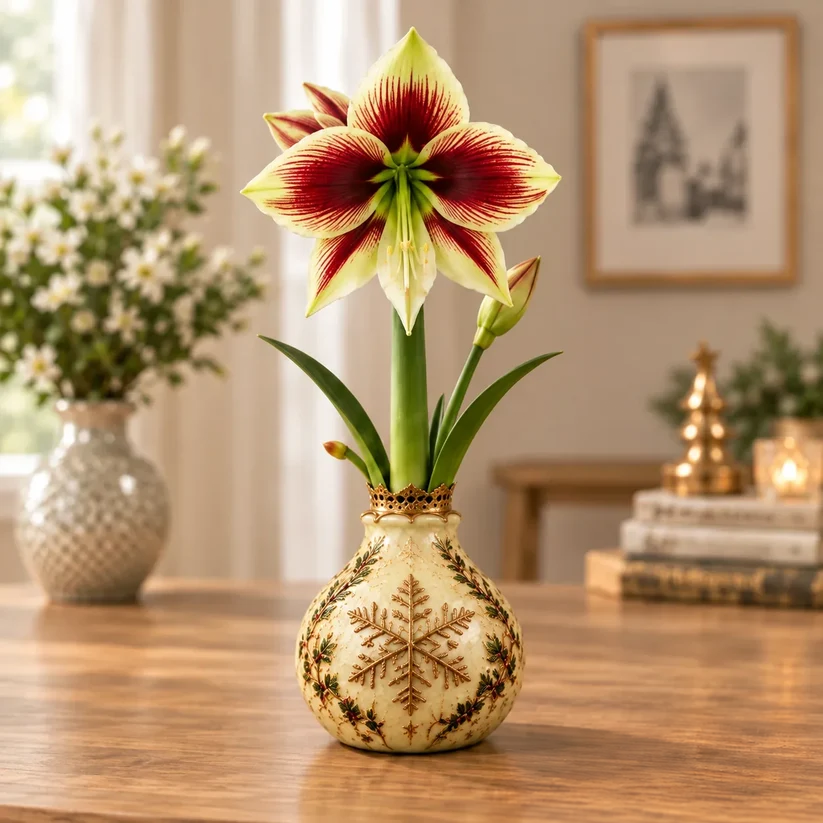 🔥 No Soil! No Water! Just Blooms! 🎄🌺 Watch These Holiday Magic Amaryllis Bulbs Come to Life!