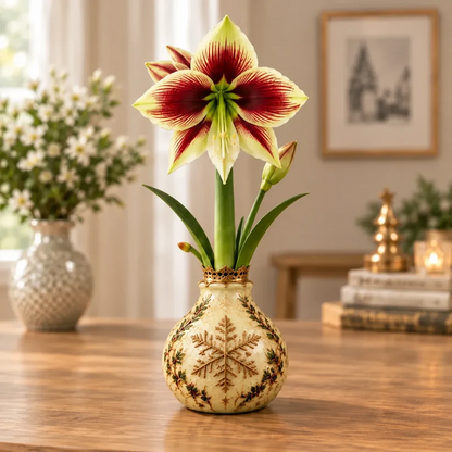 🔥 No Soil! No Water! Just Blooms! 🎄🌺 Watch These Holiday Magic Amaryllis Bulbs Come to Life!