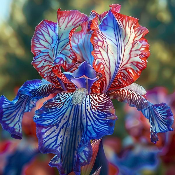 Crimson Crest-Rare Iris Bulbs⚜️