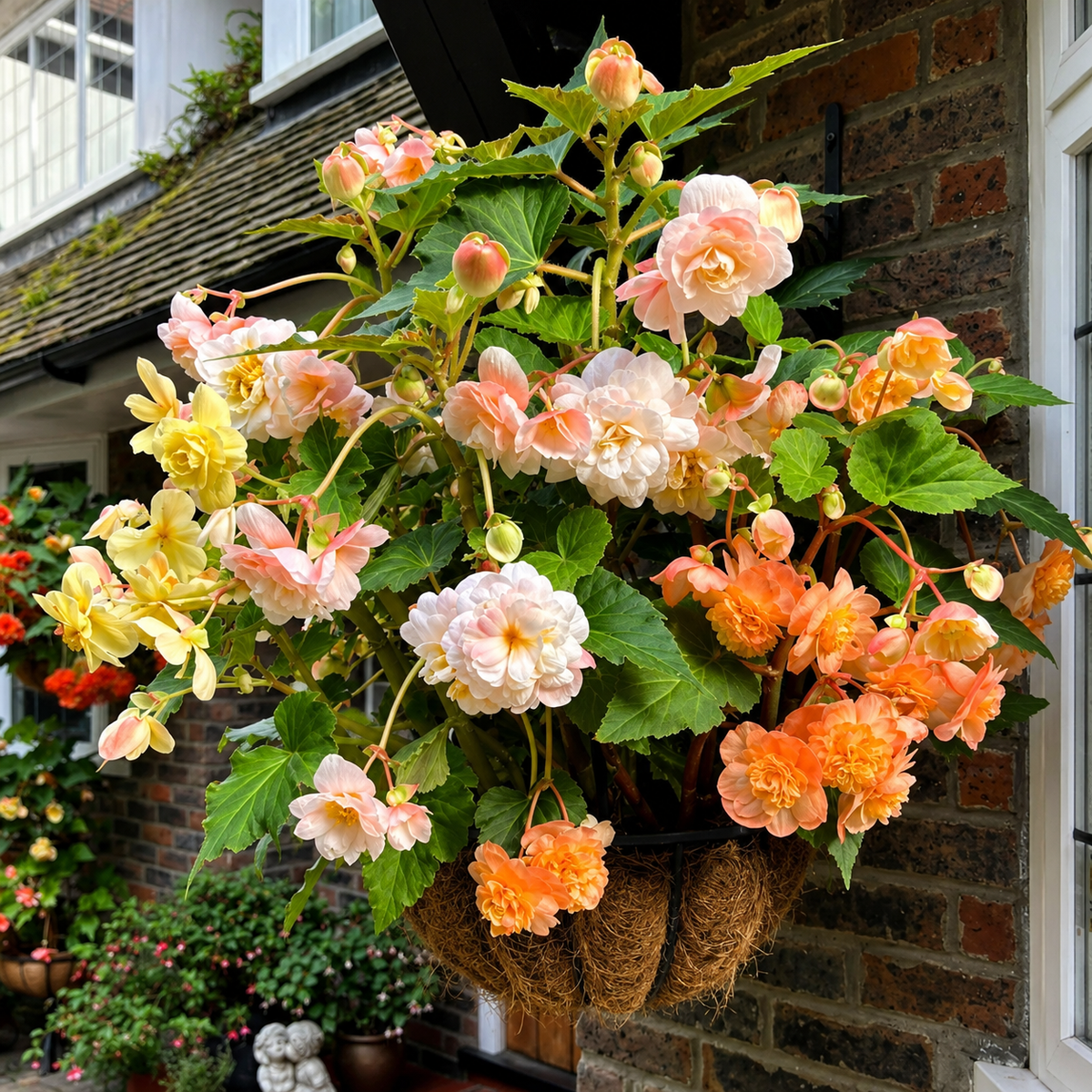 🌺Weeping Begonia Bulbs-Stunning Hanging Basket Flowers