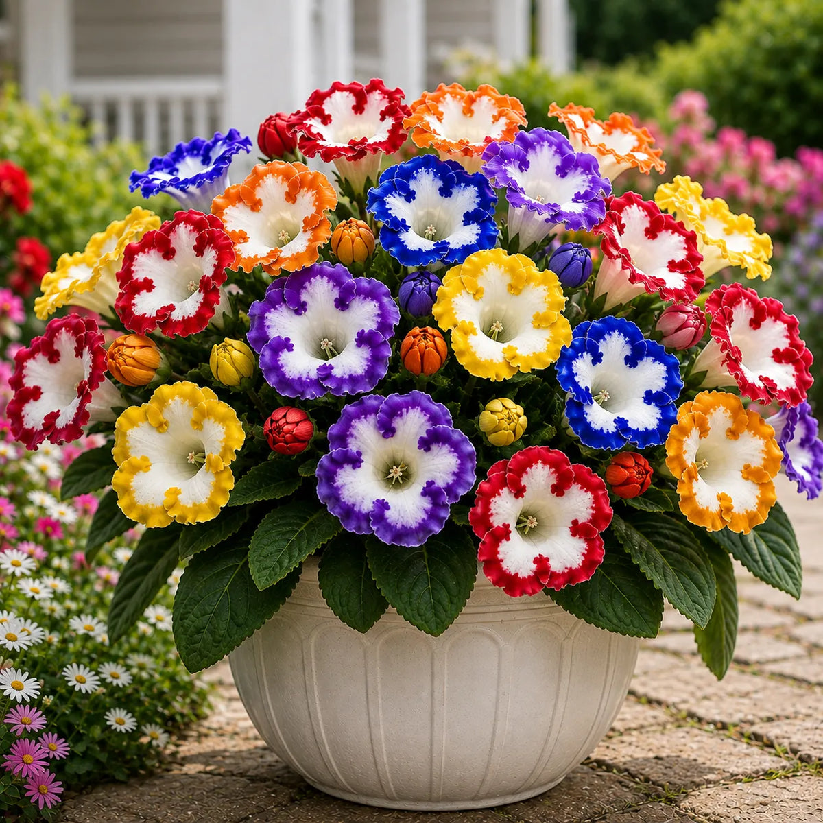 🌈 Fairytale Gloxinia Bulbs — Flowers That Look Hand-Painted 🎨