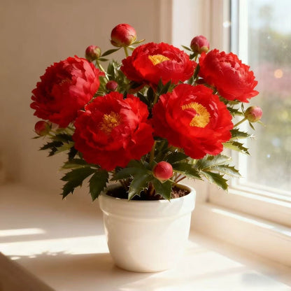Dwarf Peony Seeds – Big Blooms in Small Spaces 🌿 Easy to Grow & Beautifully Compact