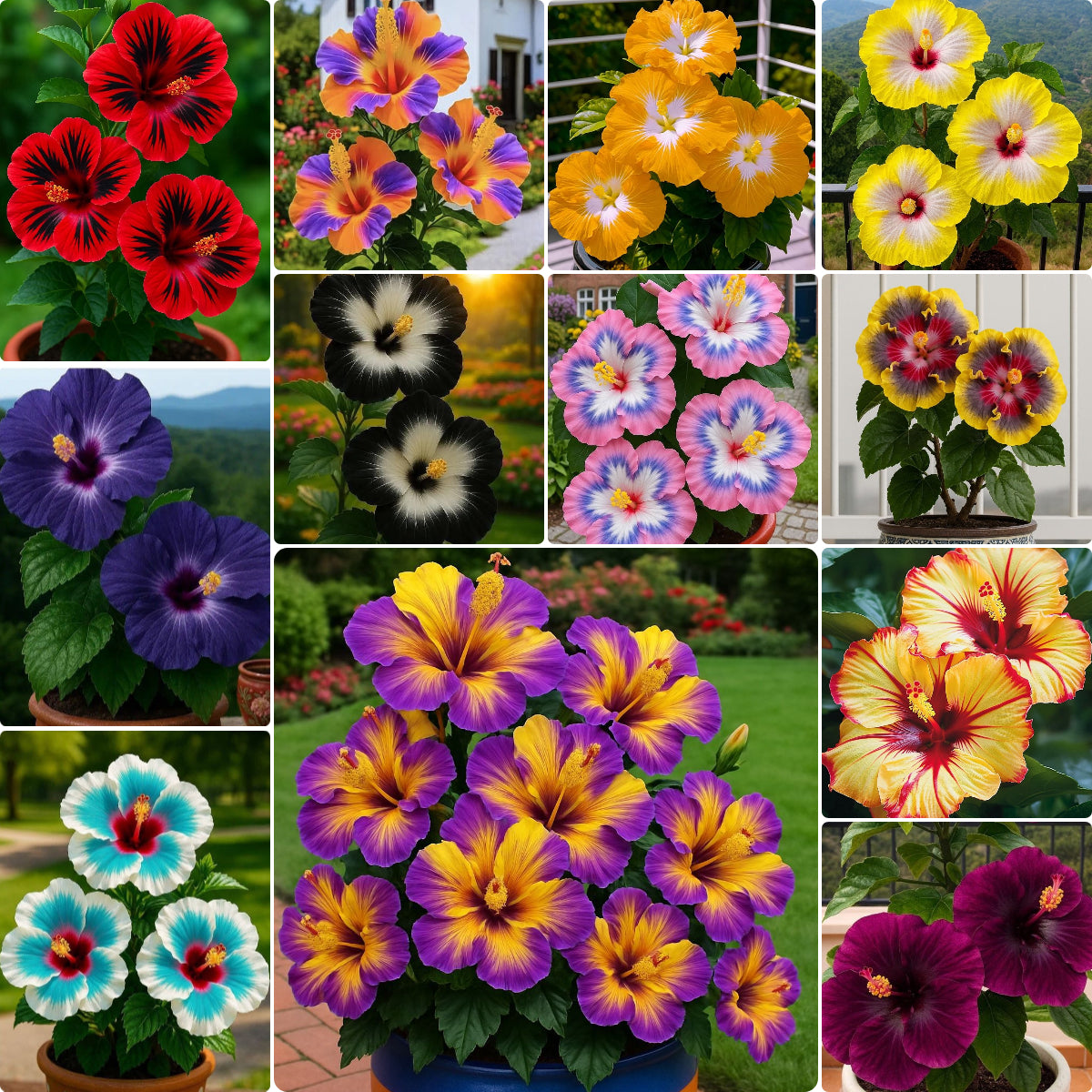 🌺 Rare Hibiscus Seeds – Year-Round Blooms in Pots