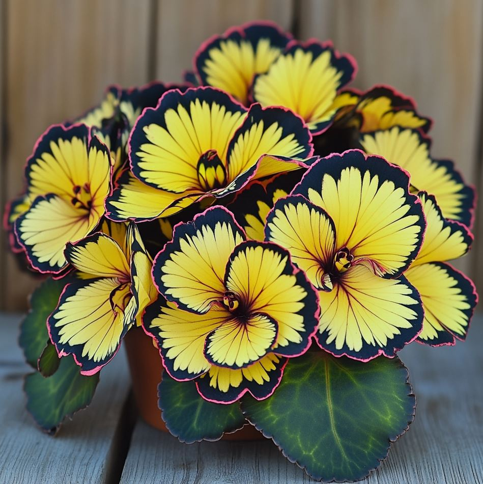 Begonia Rex ‘Golden Sunburst’