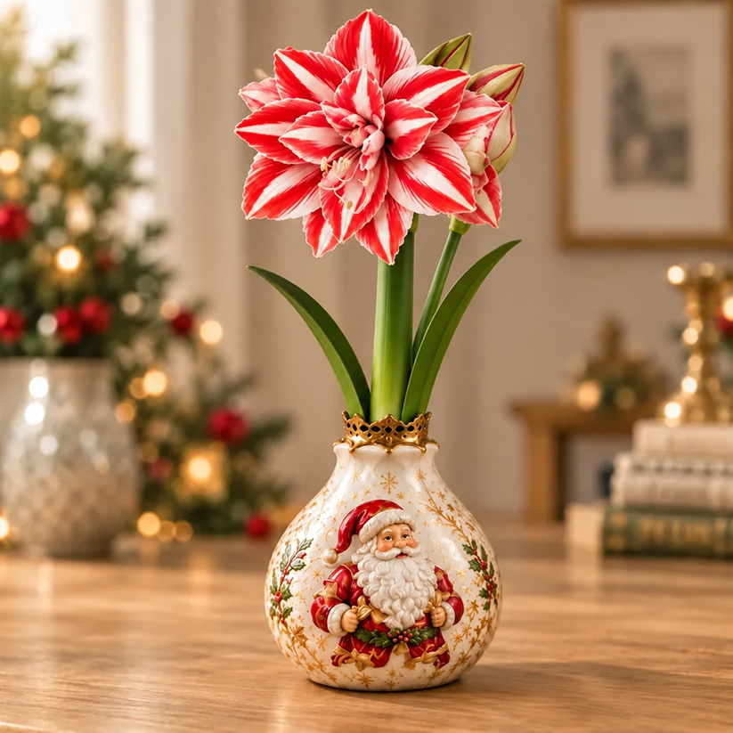 🔥 No Soil! No Water! Just Blooms! 🎄🌺 Watch These Holiday Magic Amaryllis Bulbs Come to Life!