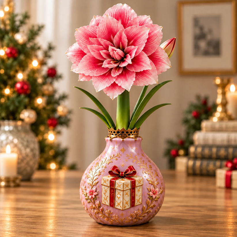 🔥 No Soil! No Water! Just Blooms! 🎄🌺 Watch These Holiday Magic Amaryllis Bulbs Come to Life!