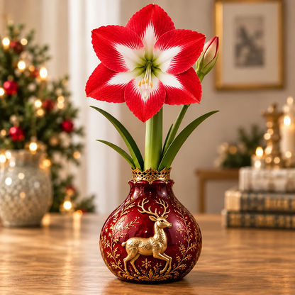 🔥 No Soil! No Water! Just Blooms! 🎄🌺 Watch These Holiday Magic Amaryllis Bulbs Come to Life!