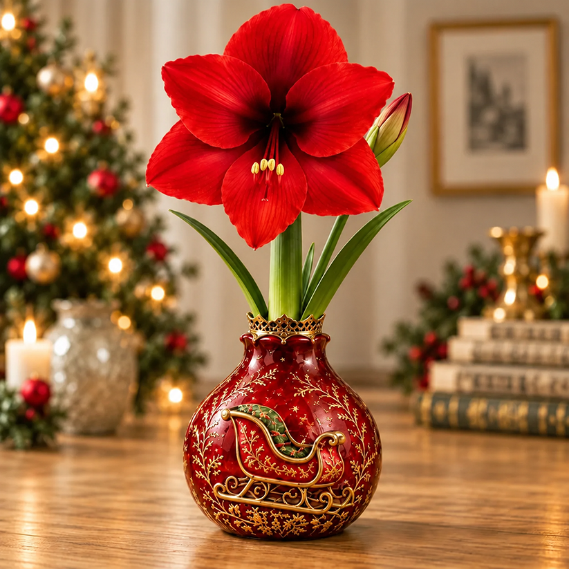 🔥 No Soil! No Water! Just Blooms! 🎄🌺 Watch These Holiday Magic Amaryllis Bulbs Come to Life!
