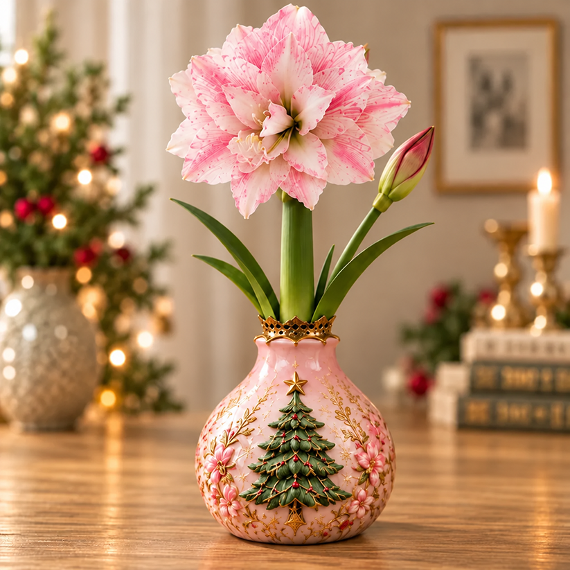 🔥 No Soil! No Water! Just Blooms! 🎄🌺 Watch These Holiday Magic Amaryllis Bulbs Come to Life!