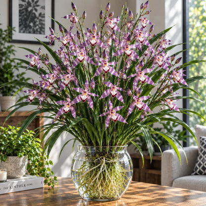 🌸 Rare Hydroponic Dancing Orchid Bulbs – Elegant Blooms Grown Beautifully in Water