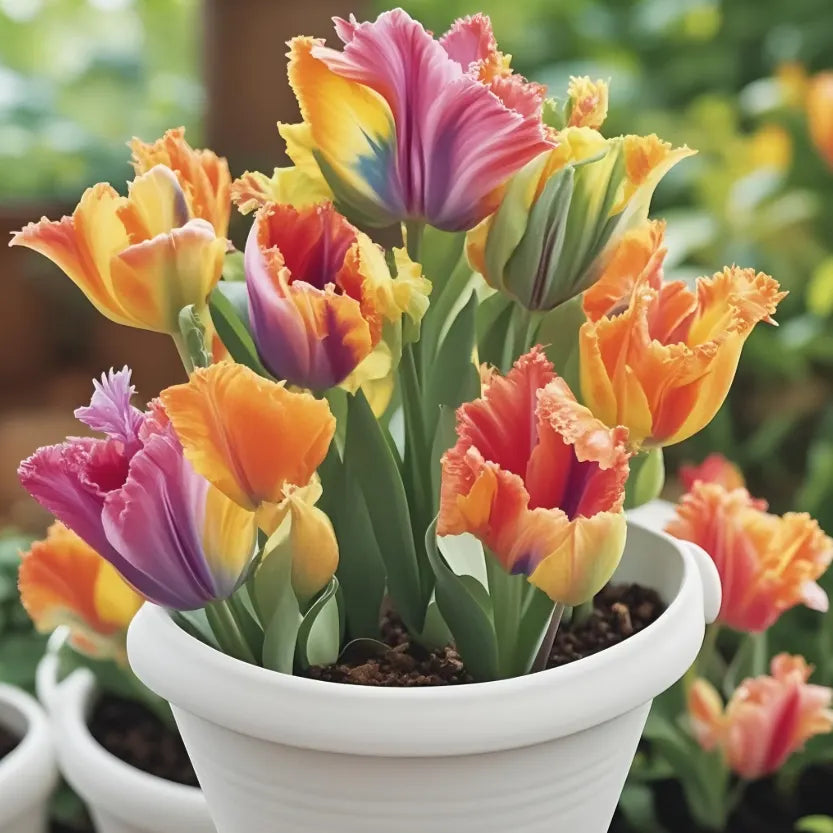 🌷Colorful Parrot Tulip Bulbs—The Rarest Tulip In The World