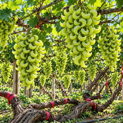 🍇 Rare Crescent Moon Grapes – Grow Stunning Moon-Shaped Grapes at Home!