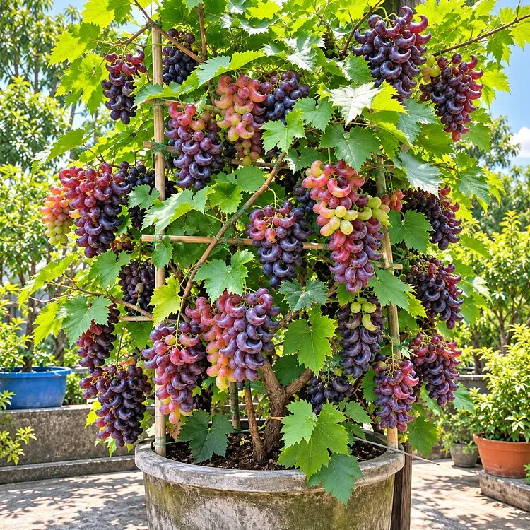 🍇 Rare Crescent Moon Grapes – Grow Stunning Moon-Shaped Grapes at Home!