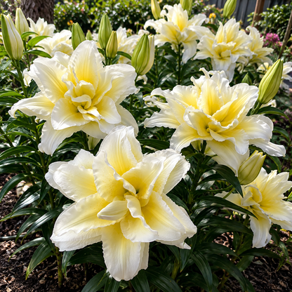 🌸Fairytale Two-Tone Ruffled Double Lily Bulbs