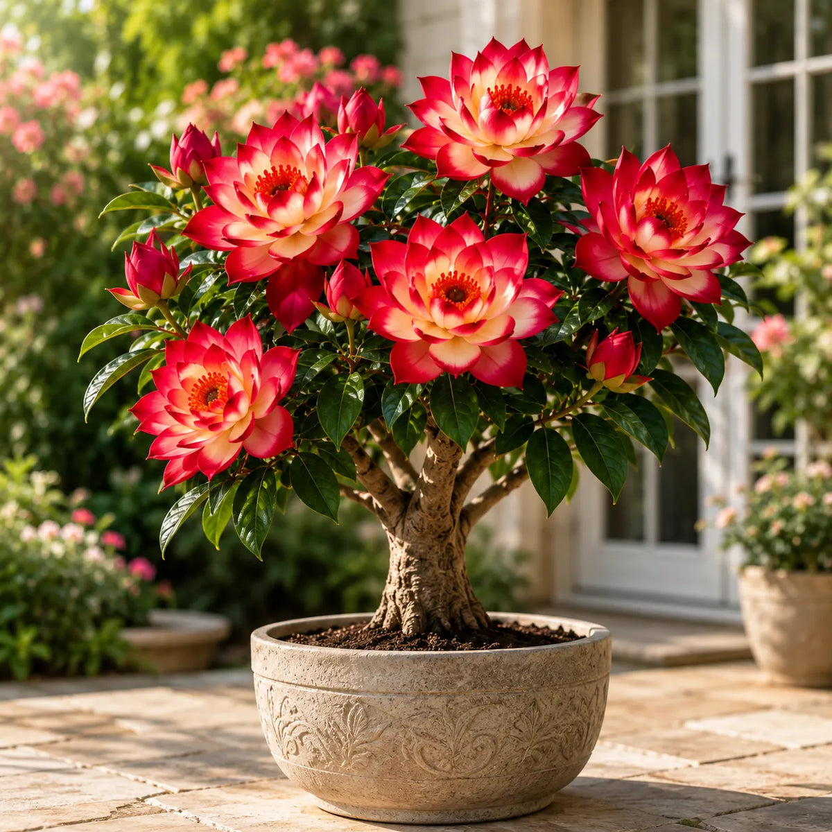 🌸 Rare Moonlight Lotus Tree Bulbs – Exotic Lotus-Like Blooms for Elegant Patios & Gardens