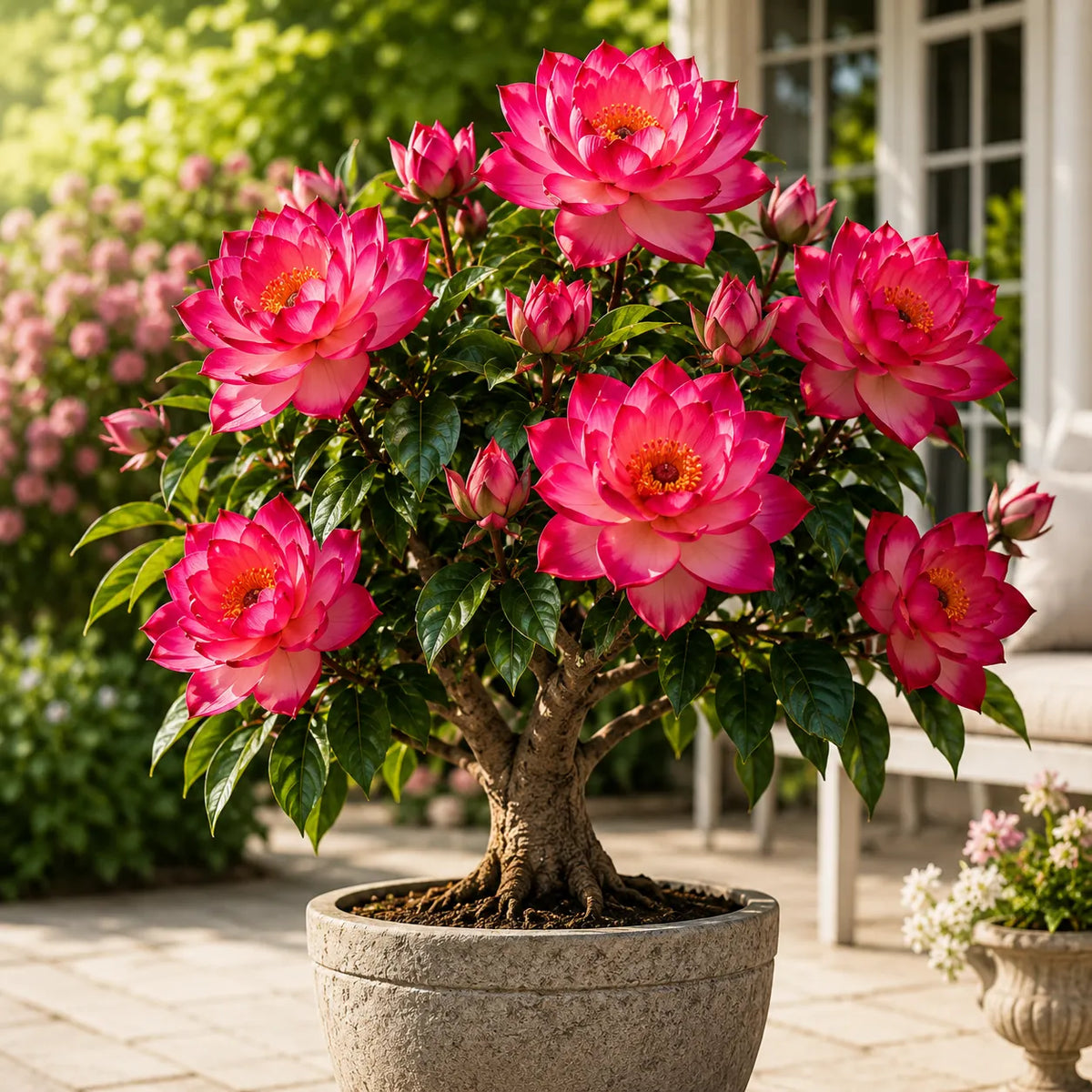 🌸 Rare Moonlight Lotus Tree Bulbs – Exotic Lotus-Like Blooms for Elegant Patios & Gardens