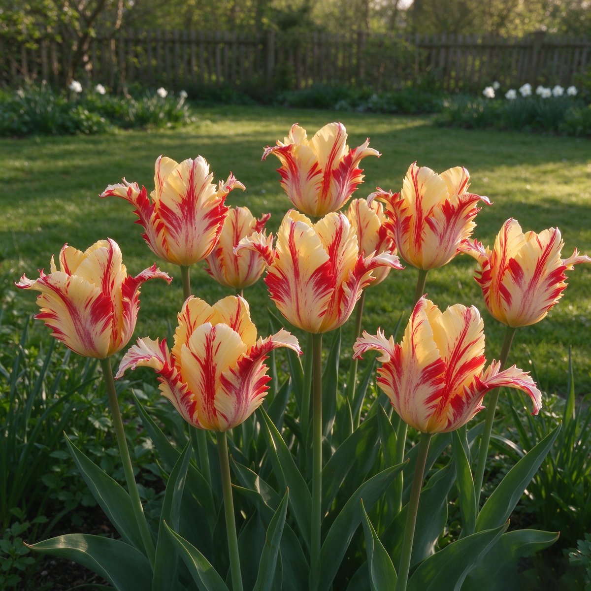 🔥Tulipa 'Flaming Parrot' – Show‑Stopping Parrot Tulip Bulbs🔥