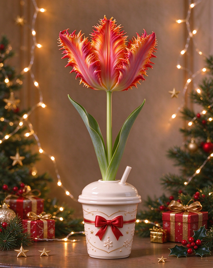 🔥The maximum discount is 40%.7 Varieties of Magic Parrot Tulip Bulbs – No Soil, No Watering, Just Beautiful Blooms!