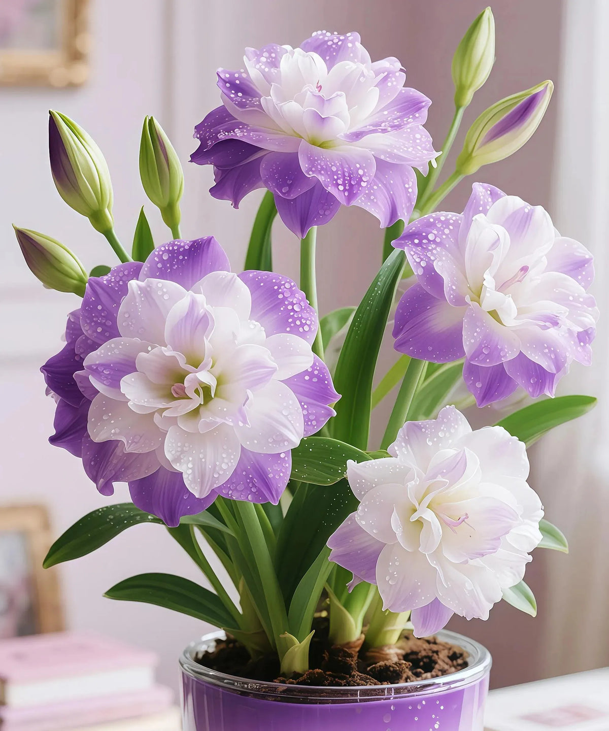 🌺 Amaryllis Bulbs– Dramatic Blooms, Effortless Grace! 🌿✨
