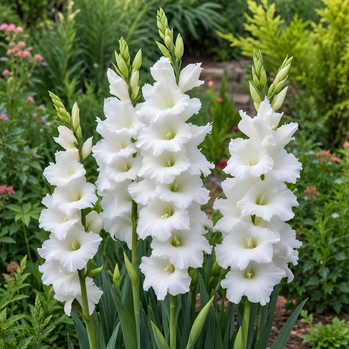 🌸 Colorful Gladiolus Flower Bulbs 🌈