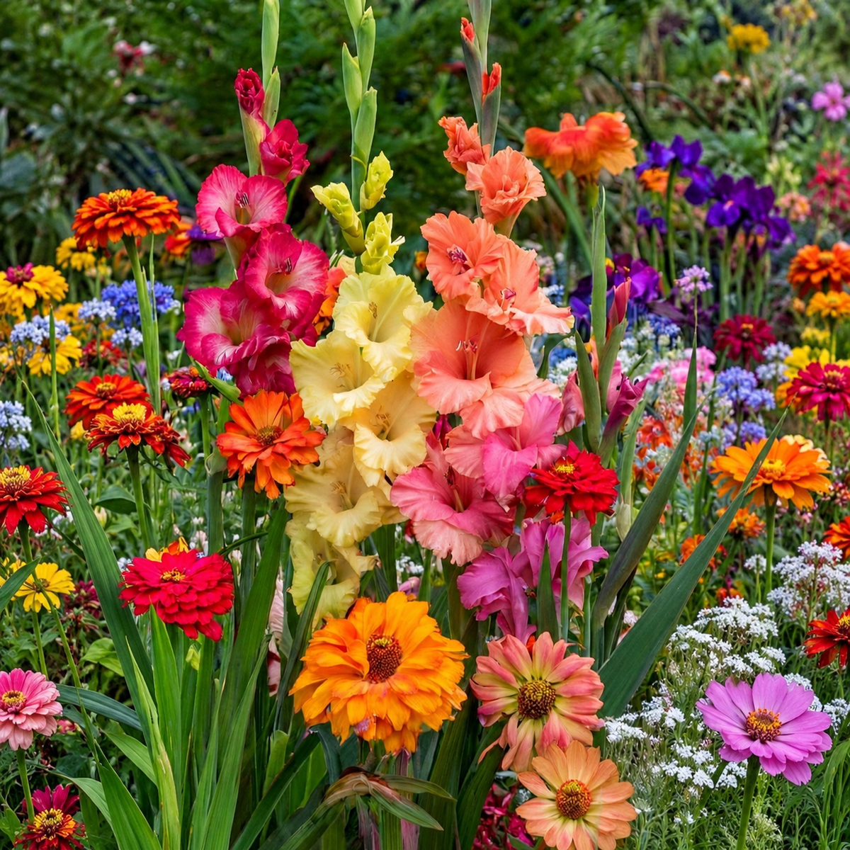 🌸 Colorful Gladiolus Flower Bulbs 🌈