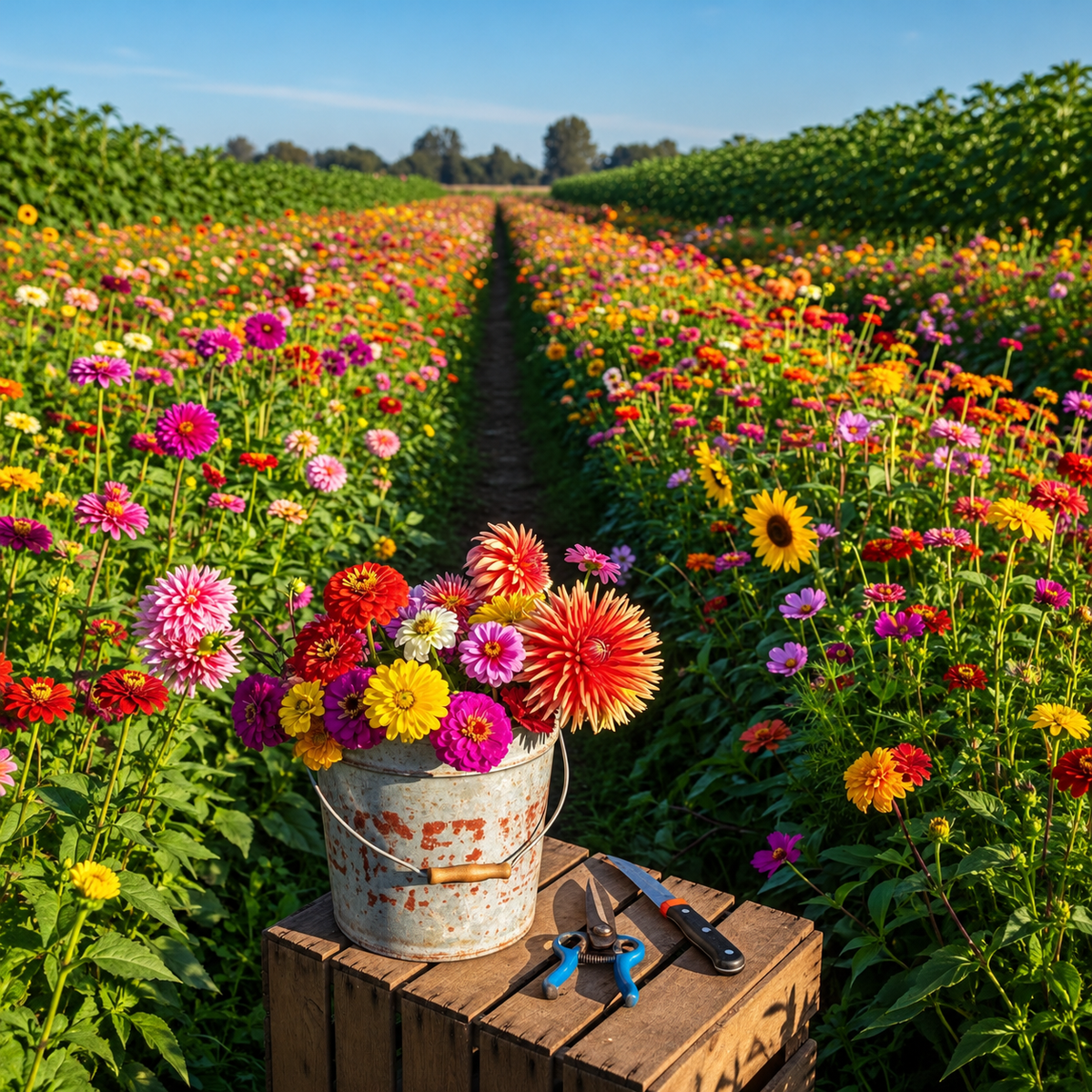 🌸 Grow Your Own Flower Garden – Mix Zinnia Seeds 💐