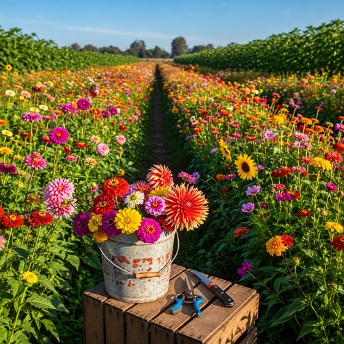 🌸 Grow Your Own Flower Garden – Mix Zinnia Seeds 💐