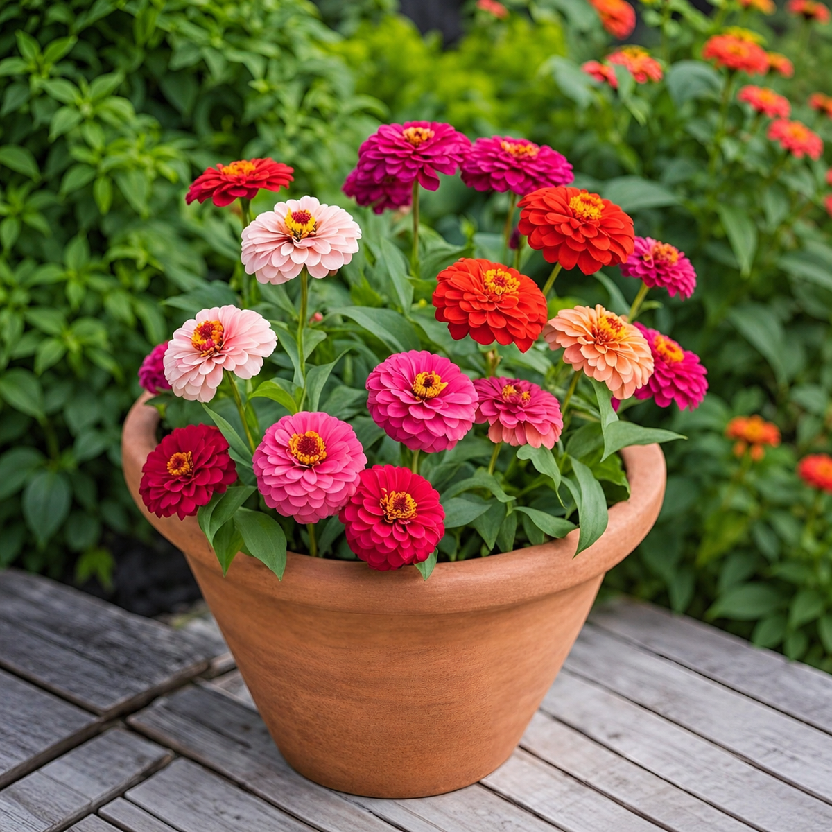 🌸 Grow Your Own Flower Garden – Mix Zinnia Seeds 💐