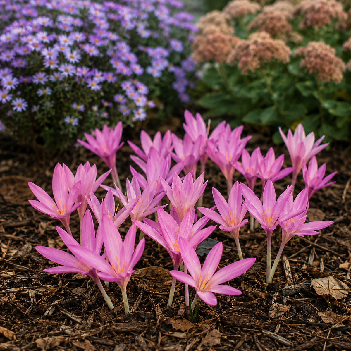 Naked Ladies Colchicum Bulbs - Autumn Blooming Meadow Saffron