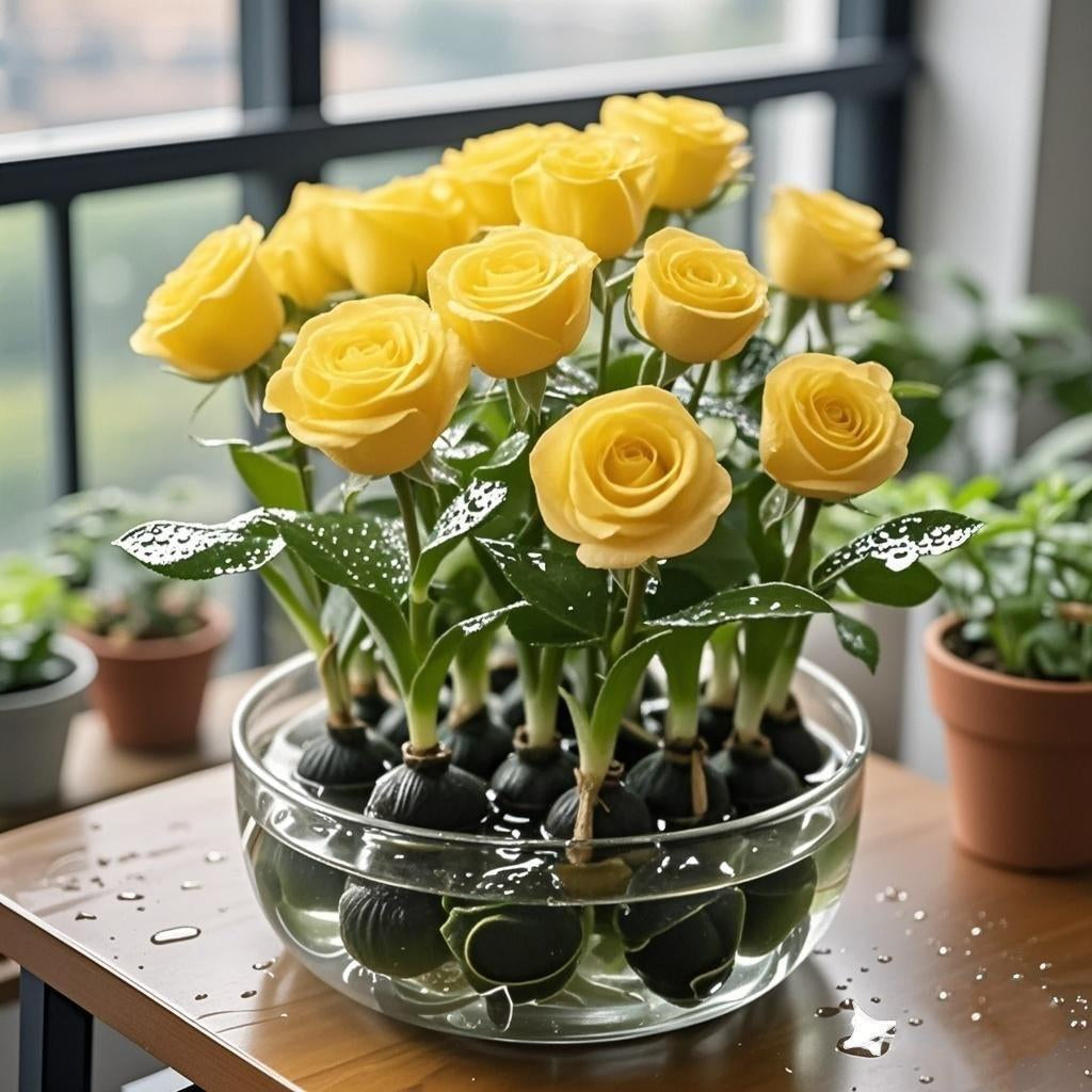 ✨Hydroponic Rose Bulbs -Enchanting Fragrant🌹Can be grown in water or soil