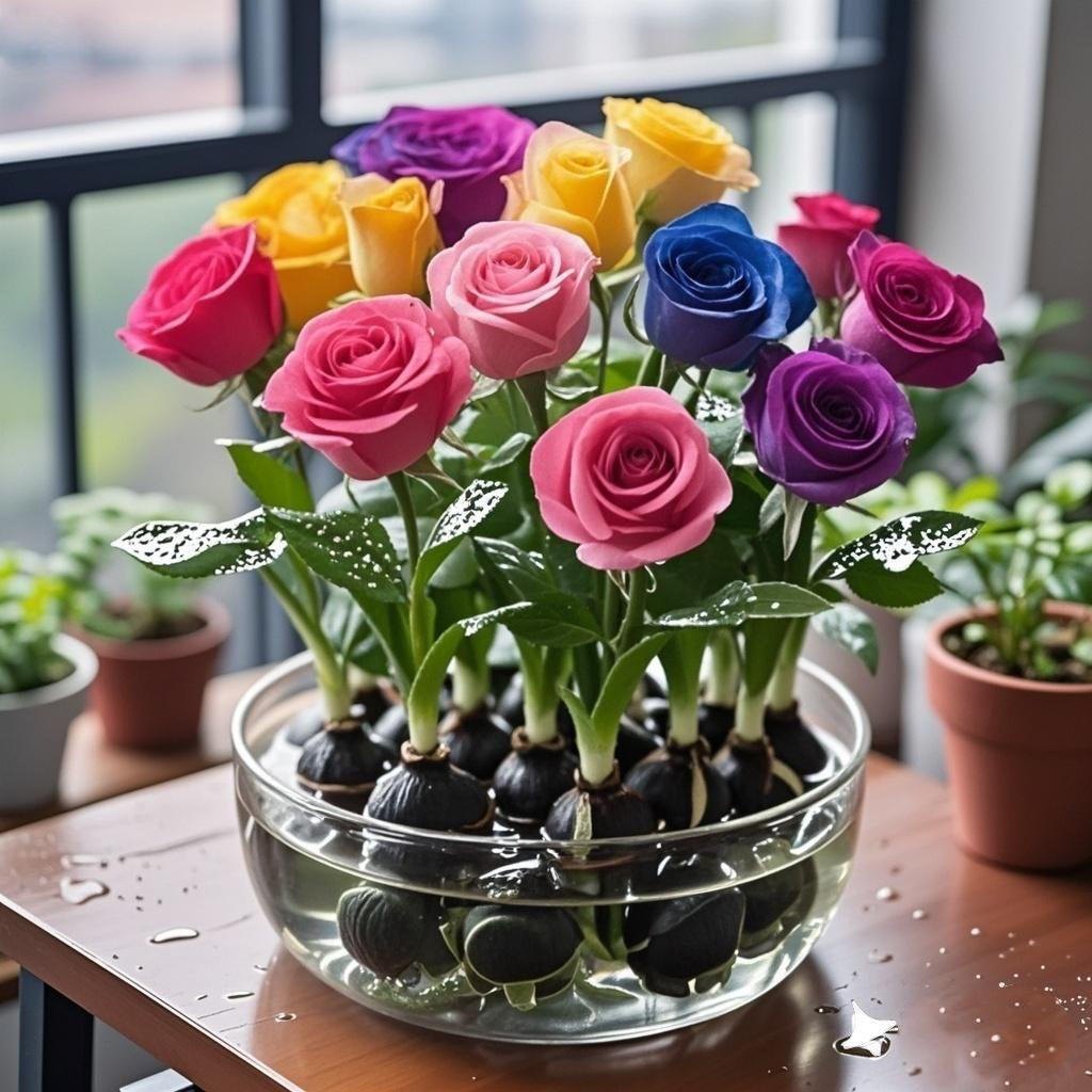 ✨Hydroponic Rose Bulbs -Enchanting Fragrant🌹Can be grown in water or soil