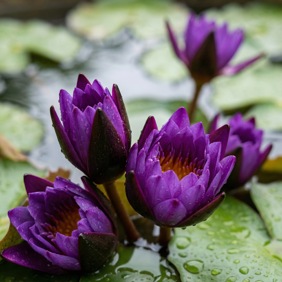 💮Midnight Purple Lotus Seeds