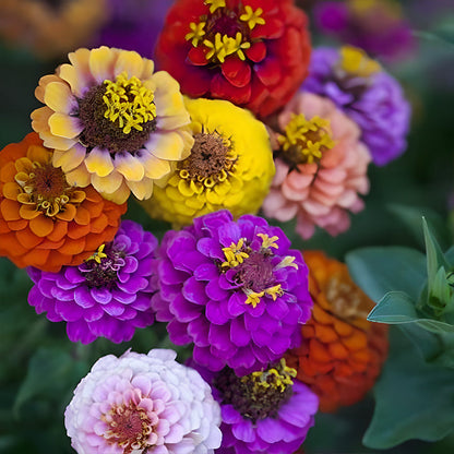 🌺Double Dwarf Zinnia Seeds