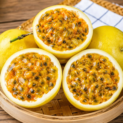 💛 Golden Passion Fruit Seeds – Sweet, Juicy & Delicious